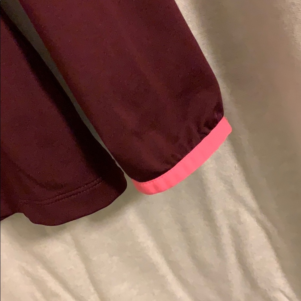 Pink three quarter zip pullover - Picture 3 of 6